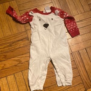 Size 12 month winter pajamas